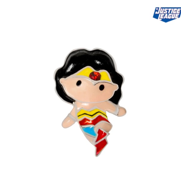 Origami Owl Stick It Twist Silver Living Locket with Wonder Woman Charms - New - Picture 3 of 6